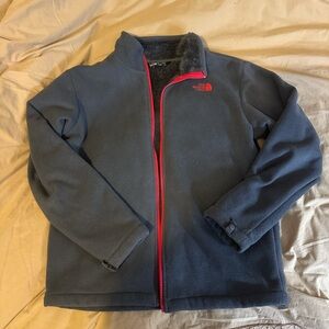 the north face boys large 14/16 fleece jacket